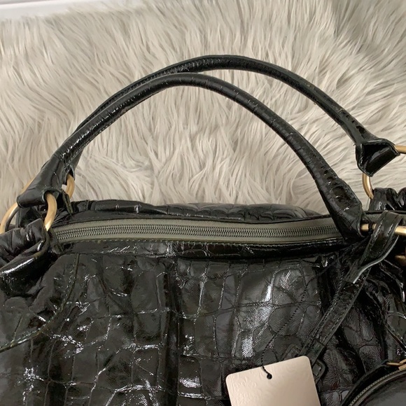 NWT Top Handle and Shoulder Strap Patent Purse with Matching Coin Purse - Picture 3 of 6